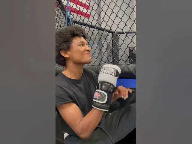 'Video thumbnail for Were just as bad as men 👀👀 #maybeworse #mma #sparringdays'