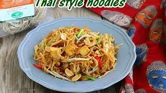 Thai style noodles recipe | millet noodles - Jeyashri's Kitchen