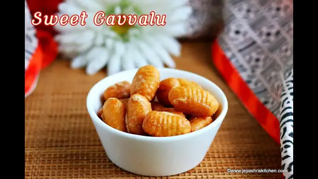 'Video thumbnail for Gavvalu recipe | sweet version'