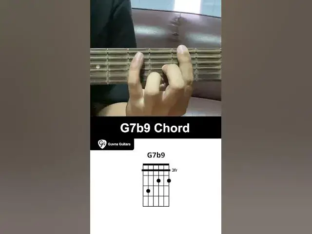 'Video thumbnail for How To Play The G7b9 Chord On Guitar - Guvna Guitars'