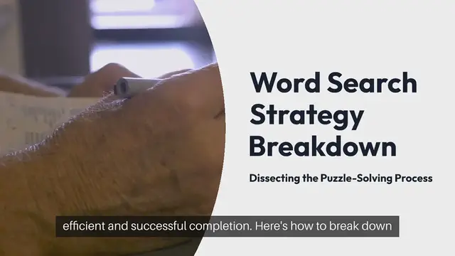 'Video thumbnail for Word Search Strategy Breakdown: Word Search Game'