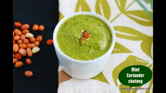 'Video thumbnail for Mint coriander Chutney'