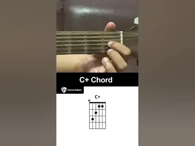 'Video thumbnail for How To Play The C+ Chord On Guitar - Guvna Guitars'