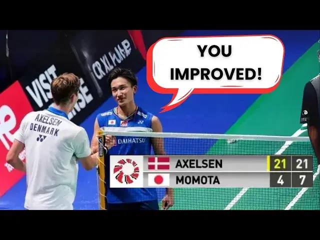 'Video thumbnail for Current Viktor Axelsen Can Beat 2019 Kento Momota'