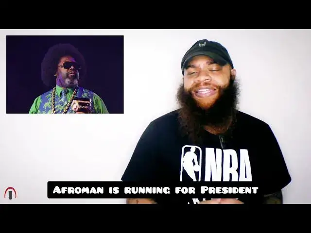 'Video thumbnail for Afroman is officially running for President'