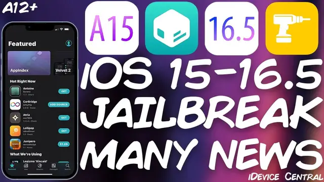 'Video thumbnail for iOS 15.0 - 16.5 A12+ JAILBREAK NEWS: A Lot Is Happening Right Now! How To Stay Updated!'