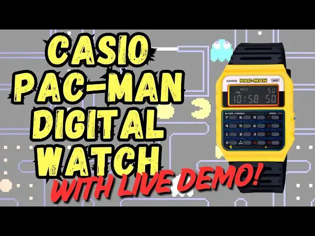 'Video thumbnail for Waka-Waka! It's the Casio Pac-Man Digital Calculator Watch!'