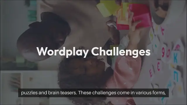 'Video thumbnail for Wordplay Challenges'