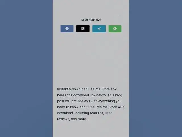 'Video thumbnail for Realme STOREapk Download Link'