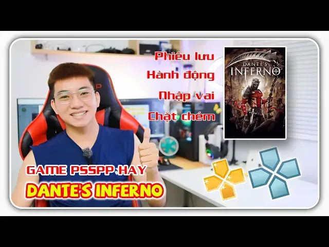 'Video thumbnail for Game giả lập Dante's Inferno thể loại phiêu lưu nhập vai cực hay trên PPSSPP | L-N-P CHANNEL'