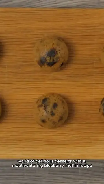 'Video thumbnail for blueberry muffins recipe'