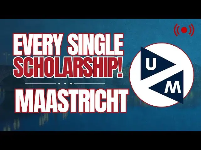 'Video thumbnail for Every Scholarship in Maastricht University for International Students (2024)'