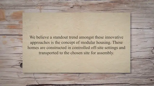 'Video thumbnail for Homebuilding Revolution: Unveiling The Modular Housing Era'