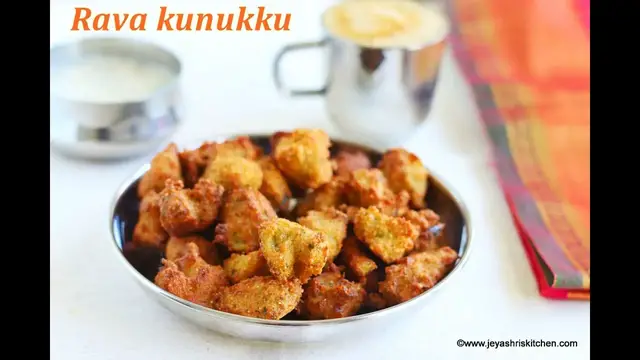 'Video thumbnail for Rava kunukku recipe'