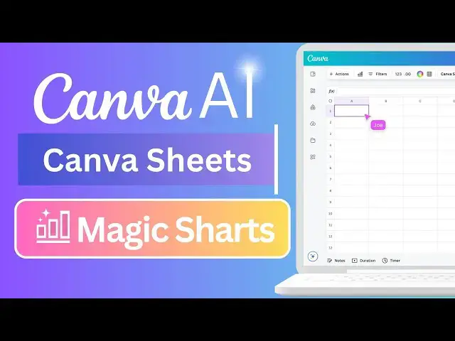 'Video thumbnail for How to use Magic Charts with AI in Canva Sheets'