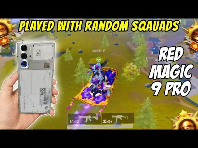 'Video thumbnail for RED MAGIC 9 PRO PUBG GAMEPLAY 🔥 PLAYING WITH THE RANDOM SQUADS'