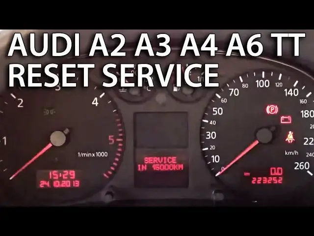 'Video thumbnail for Reset Audi A4 Service Due Without a Scan Tool'