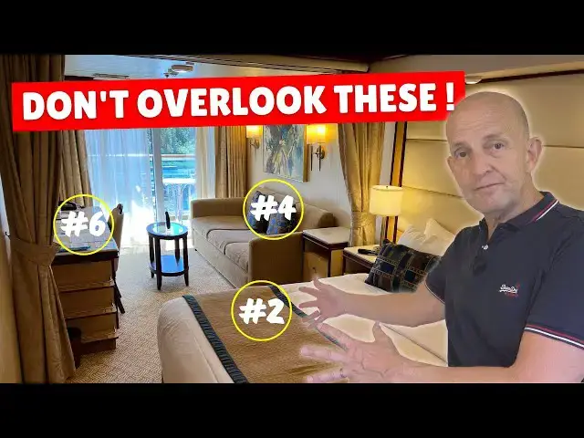 'Video thumbnail for 8 Cruise Cabin Checks Everyone Should Do BEFORE Unpacking'