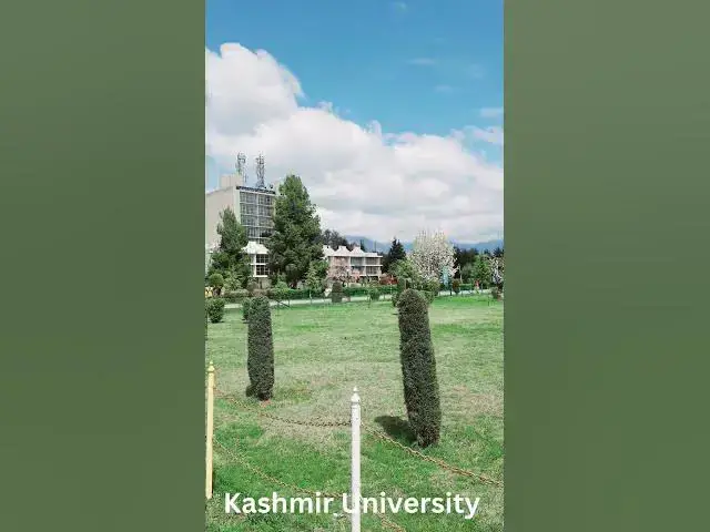 'Video thumbnail for Kashmir University'