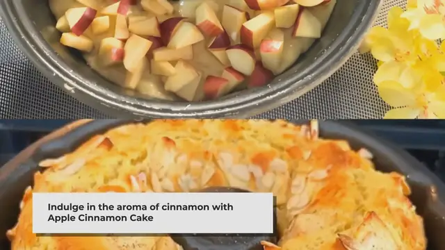 'Video thumbnail for Delightful Apple Cinnamon Cake'