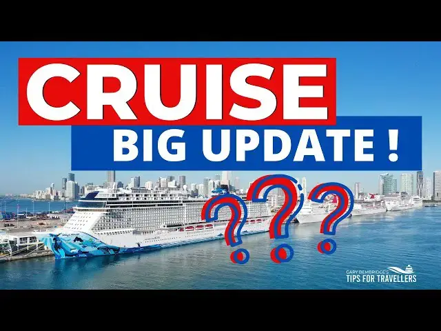 'Video thumbnail for HUGE CRUISE UPDATE : CDC NO TO CRUISE, 2021 Cancellations, Caribbean Ports, Carnival Latest & More'