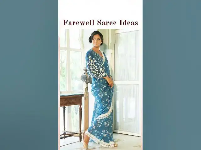 'Video thumbnail for How To Kill It At Your Farewell With These Sarees #farewellsaree #farewell #sarees #sareelove'