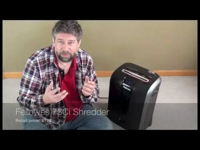 'Video thumbnail for Fellowes 73Ci Paper Shredder Review'