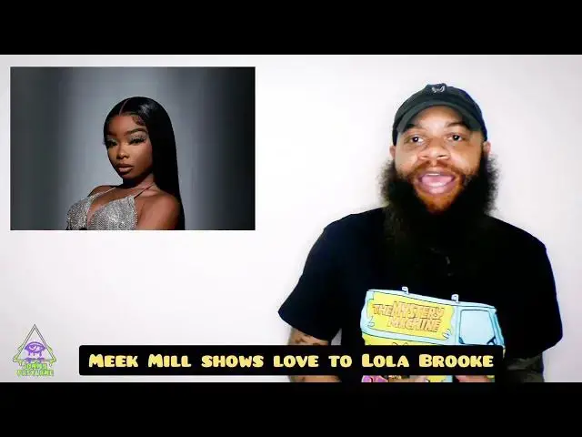 'Video thumbnail for Meek Mill responds to Lola Brooke saying he's her idol'