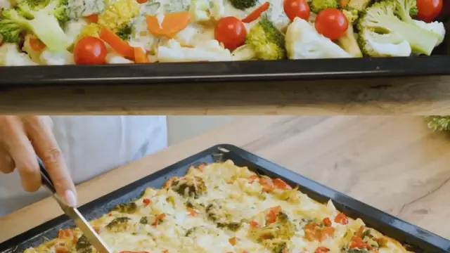 'Video thumbnail for Hearty Cauliflower and Broccoli Vegetable Bake Recipe'