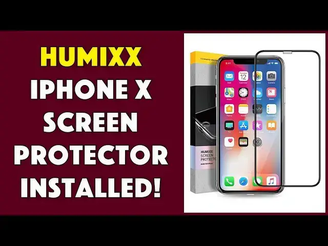 'Video thumbnail for HUMIXX IPhone X Glass Screen Protector -- INSTALLED & REVIEWED!'