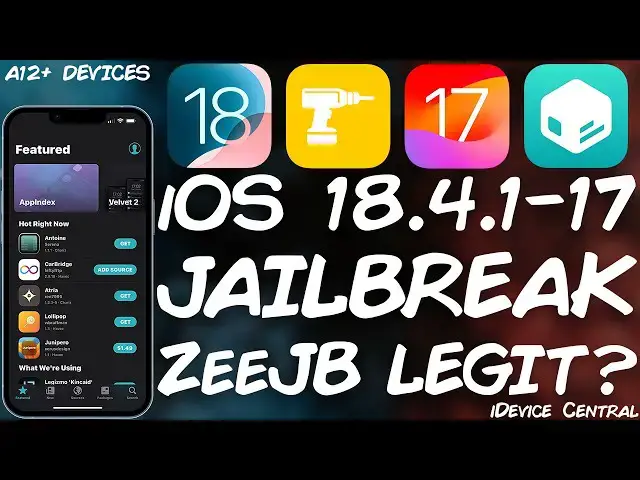 'Video thumbnail for iOS 18.4.1 - 17.0 ZeeJB JAILBREAK (All Devices) Analyzed | They are EVOLVING!'