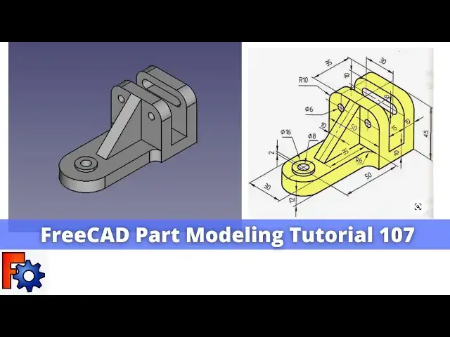 'Video thumbnail for FreeCAD Part Modeling Tutorial 107 | FreeCAD Tutorial | Mechnexus |'