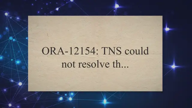 'Video thumbnail for Oracle Workflow Error – 1700: Could not connect with username/password ‘abc/pqr@database’ (‘ORA-28040: Message 28040 not found; product=RDBMS; facility=ORA’)'