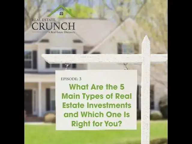 'Video thumbnail for What Are the 5 Main Types of Real Estate Investments and Which One Is Right for You?'
