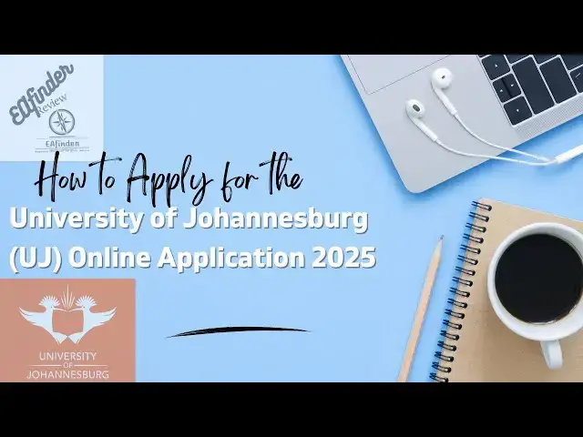 'Video thumbnail for UJ Online Application Guide 2025 (How to Apply)'