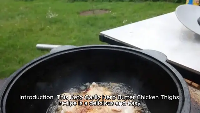'Video thumbnail for Garlic Herb Butter Chicken Thighs'