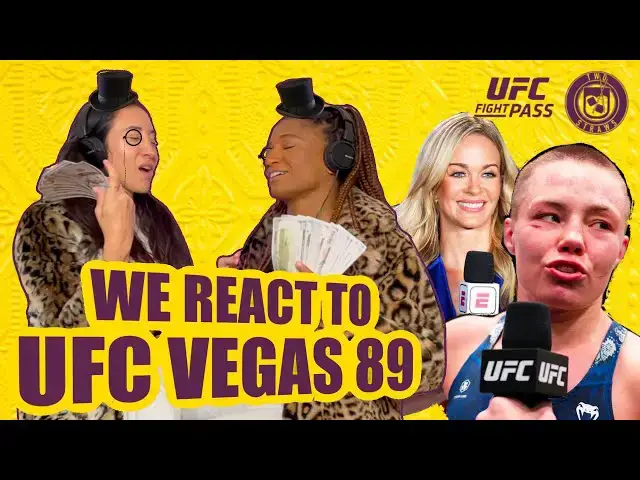 'Video thumbnail for Two Straws on Fightpass! Episode 42: UFC Fight Night Rose vs Ribas reactions'