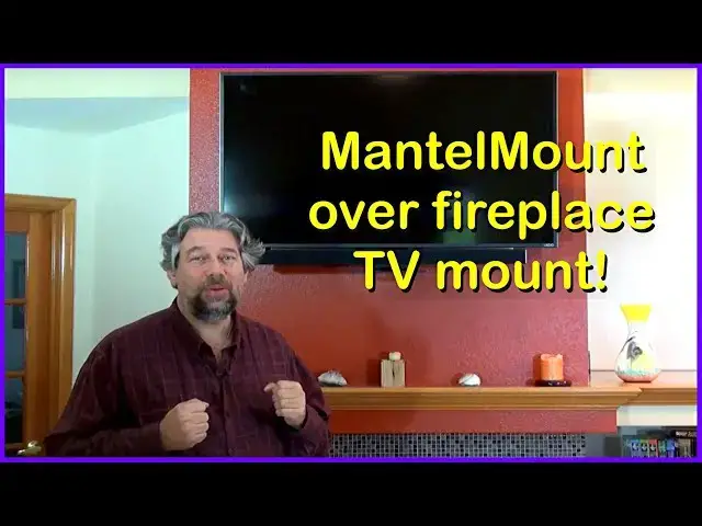 'Video thumbnail for TV over the fireplace? MantelMount has you covered!'