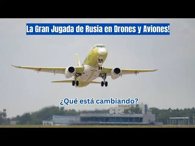 'Video thumbnail for Rusia invierte 1.500 millones de rublos en tecnología de drones y aviones—¡He aquí por qué! / SJ-100'