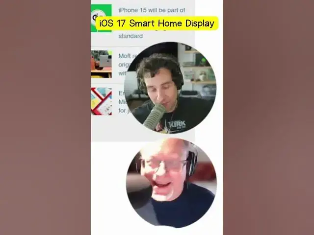 'Video thumbnail for iOS 17 Smart Home Display is Coming'