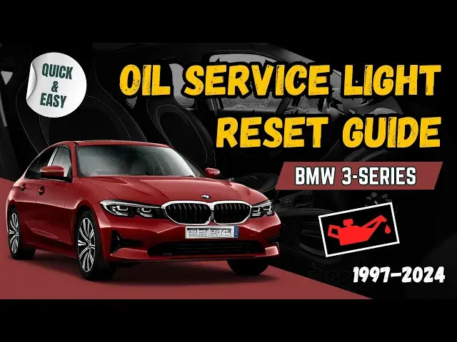 'Video thumbnail for How to Easily Reset Oil Service Light on 1997-2024 BMW 3-Series (E46/E90/F30/G20) - Step by Step!'