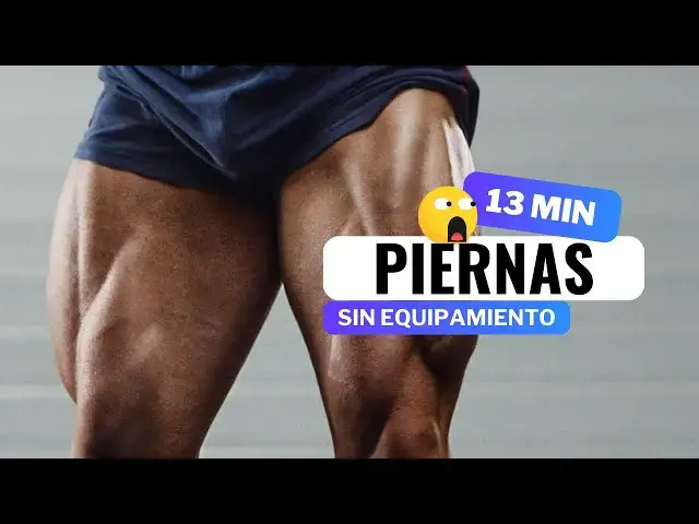 'Video thumbnail for 13 MIN RUTINA PARA PIERNAS | Entrena En Casa, Rutina Sin Equipamiento 🦵'
