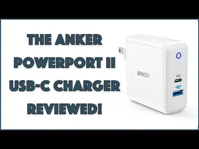 'Video thumbnail for The Cool Anker PowerPort II USB C Charger - REVIEWED'