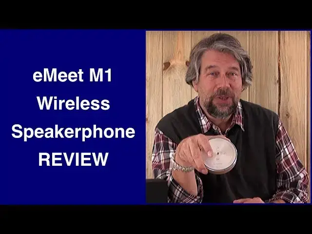 'Video thumbnail for eMeet OfficeCore M1 wireless speakerphone   REVIEW'