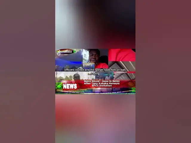'Video thumbnail for Naira Abuse Issue In Benin After Tony Kabaka Honours EFCC Invitation'