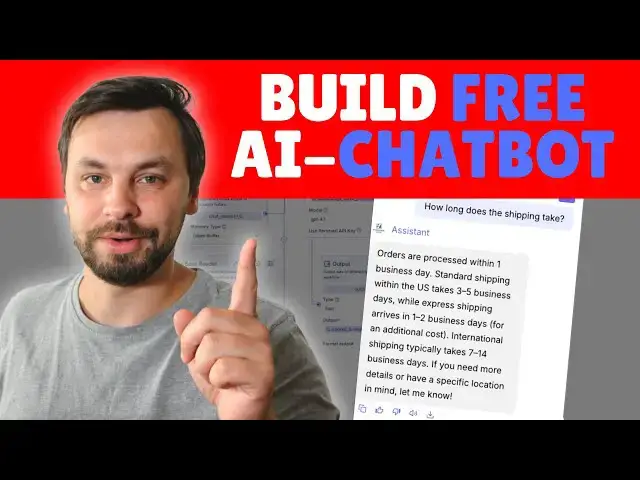 'Video thumbnail for Build AI ChatBot in 10 Minutes (FREE & No-Code)'