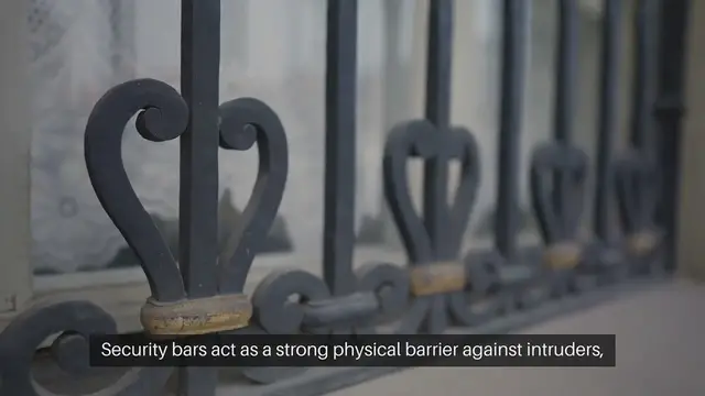 'Video thumbnail for Benefits of Security Bars for Home Entry'