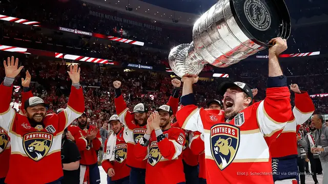 'Video thumbnail for Modern NHL makes Panthers’ repeat Stanley Cup win all the more rare'