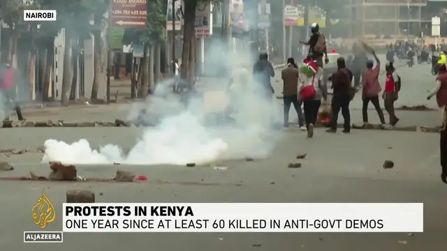 'Video thumbnail for Two people shot and killed in protests marking one year since anti-govt demos in Kenya'