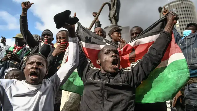 'Video thumbnail for Two people shot and killed in protests marking one year since anti-govt demos in Kenya'